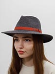 Шляпа HERMAN арт. MAC LYS (серый)